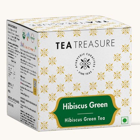 Buy Tea Treasure Hibiscus Green Tea - 10 Tea Bag-Purplle