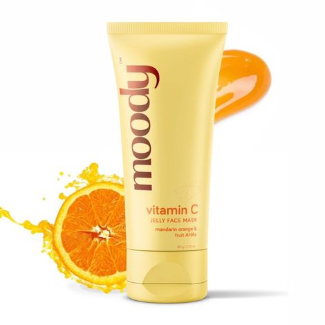 Buy Moody Vitamin C Jelly Face Mask Mandarin Orange & Fruit AHA (80 gm)-Purplle