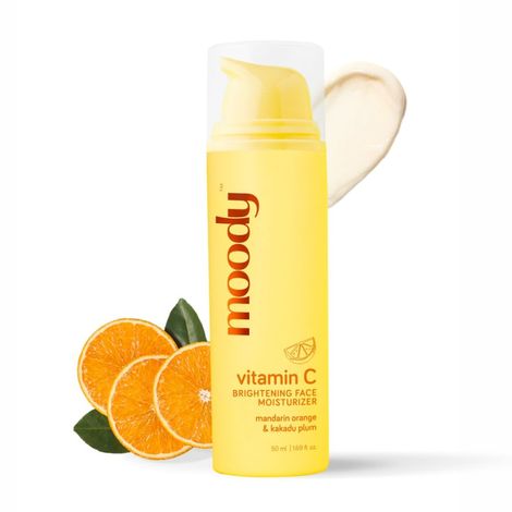 Buy Moody Vitamin C Brightening Face Moisturizer Mandarin Orange & Kakadu Plum (50 ml)-Purplle