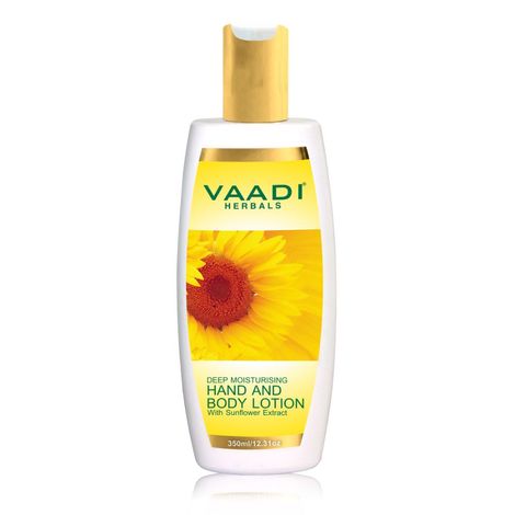 Buy Vaadi Herbals Hand & Body Lotion With Sunflower Extract (350 ml)-Purplle
