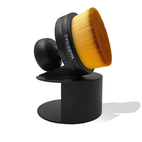 Buy Majestique Flat Round Shaped, Professional Foundation Blender Brush FC4 Cosmetic Brush - 1 Pc-Purplle