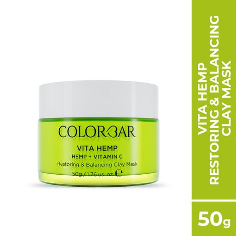 Buy Colorbar Vita Hemp Restoring & Balancing Clay Mask 50 gm-Purplle