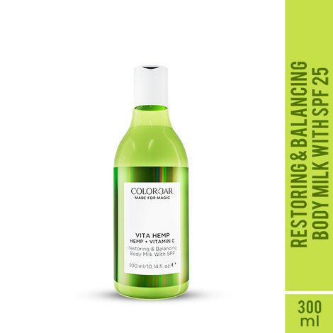 Buy Colorbar Vita Hemp Restoring & Balancing Body Milk With SPF 300 ml-Purplle