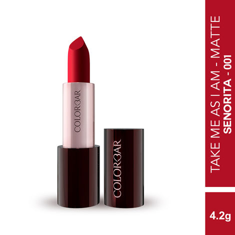 Buy Colorbar Take Me As I Am Vegan Matte Lipstick Senorita -001-Purplle