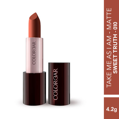 Buy Colorbar Take Me As I Am Vegan Matte Lipstick Sweet-truth -010-Purplle
