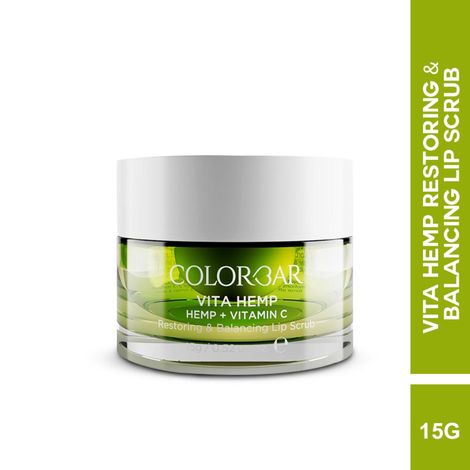 Buy Colorbar Vita Hemp Restoring & Balancing Lip Scrub 15 gm-Purplle
