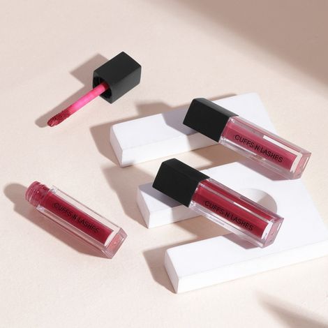 Buy Cuffs N Lashes Matte Mini Set of 3 Matte Liquid Lipstick, TFW (6 gm)-Purplle