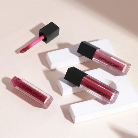 Buy Cuffs N Lashes Matte Mini Set of 3 Matte Liquid Lipstick, TFW (6 gm)-Purplle