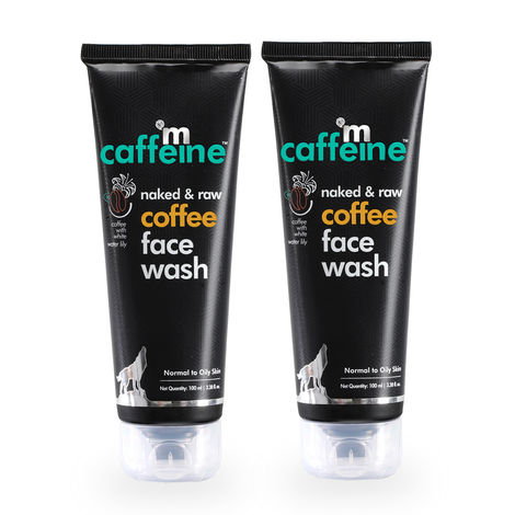 Buy mCaffeine Naked & Raw Coffee Face Wash (Pack of 2)-Purplle