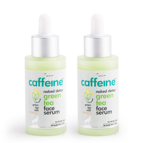 Buy mCaffeine Naked Detox Green Tea Face Serum (Pack of 2)-Purplle
