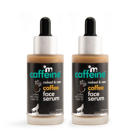 Buy mCaffeine Naked & Raw Coffee Face Serum (Pack of 2)-Purplle