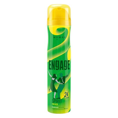 Buy Engage Spirit for Her Deodorant for Women, Citrus & Floral, Skin Friendly, 150ml-Purplle