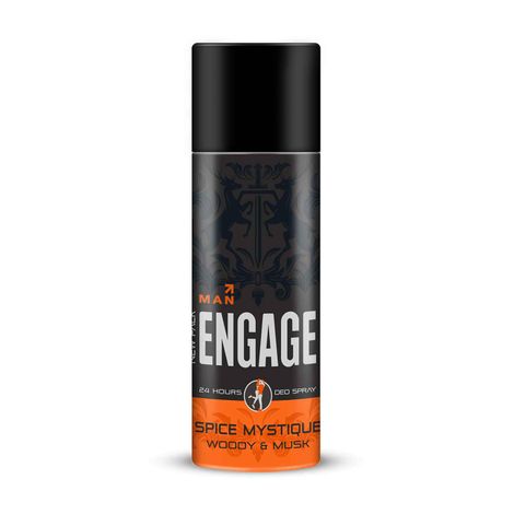 Buy Engage Spice Mystique Deodorant for Men, Woody and Leather, Skin Friendly Deo, 150 ml Body Spray-Purplle
