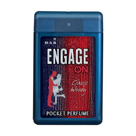 Buy Engage ON Classic Woody Pocket Perfume For Men, Citrus & Spicy ,Skin Friendly, 17ml-Purplle