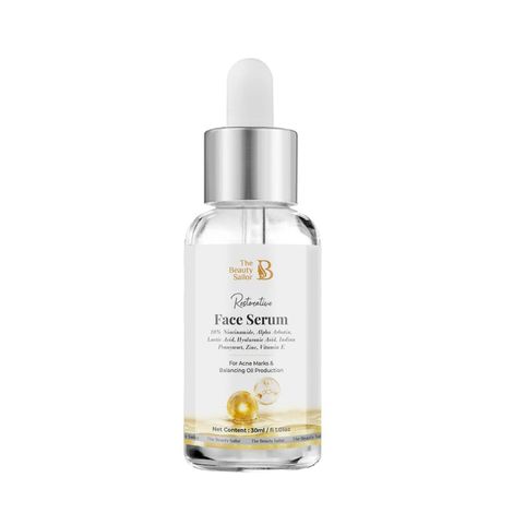 Buy The Beauty Sailor 10% Niacinamide Face Serum | Enriched with Alpha Arbutin, Hyaluronic Acid, Lactic Acid | Improves Complexion | Serum for Dark Spots | Suitable for Men and Women | for All Skin Types | 30ml-Purplle