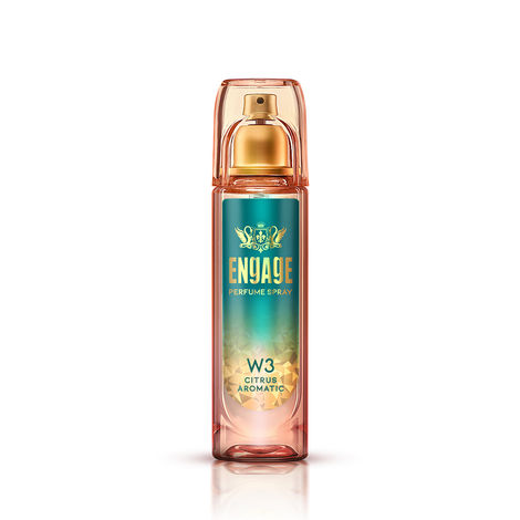 Buy Engage W3 Perfume for Women, Citrus and Aromatic Fragrance Scent, Skin Friendly Women Perfume, 120 ml-Purplle