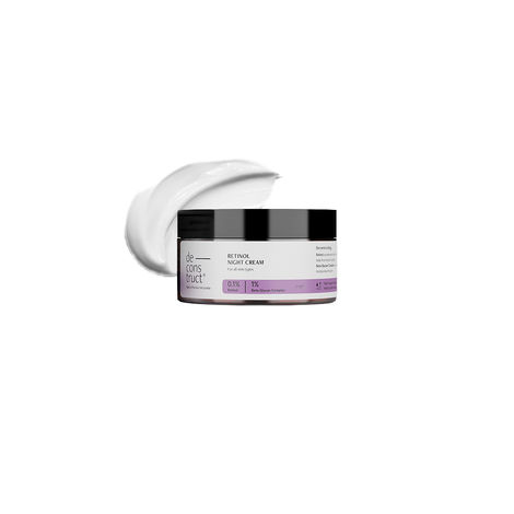 Buy Deconstruct Retinol night cream - 0.1% Retinol + 1% Beta-Glucan Complex | 50 gm-Purplle