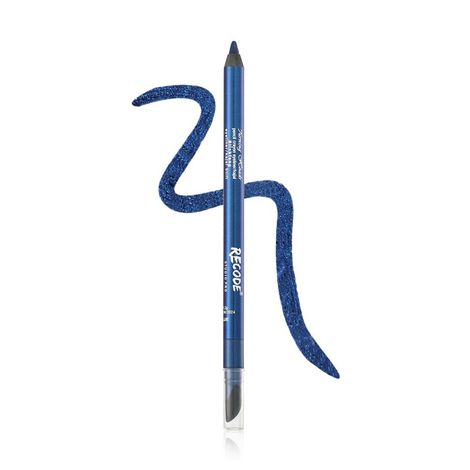 Buy Recode Turning Heads Crayon Gel Eyeliner/Kajal- 02- Lit Blue-Purplle