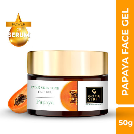 Buy Good Vibes Papaya Even Skin Tone Face Gel 50g-Purplle