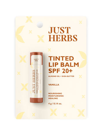 Buy Just Herbs Tinted Lip Balm for Men and Women for Dry & Chapped, 4 g (Vanilla)-Purplle