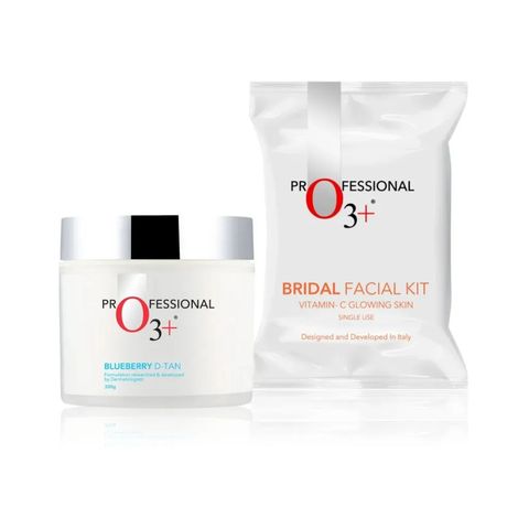 Buy O3+ Bridal Facial Kit for Radiant & Glowing Skin(120gm) + O3+ Blueberry Dtan Mask For De Tan & Moisturising Glow - Combo-Purplle