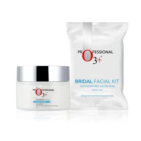 Buy O3+ Bridal Facial Kit Oxygenating Glow Skin (81 g) + O3+ Blueberry Dtan Mask For De Tan & Moisturising Glow - Combo-Purplle