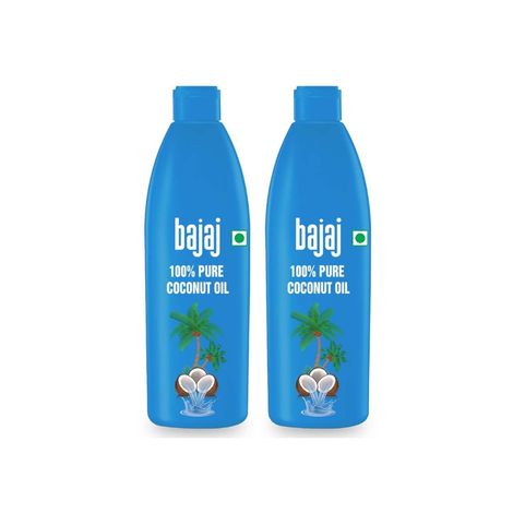 Buy Bajaj Coconut Oil 600ml - Pack of 2-Purplle