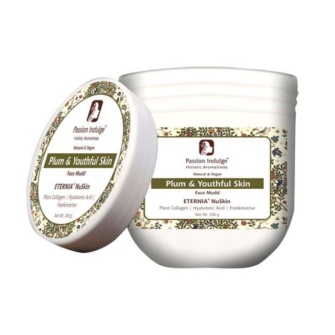 Buy Passion Indulge Eternia NuSkin Face Mudd 200 gm For Youthful Skin, Anti-Aging, Anti-Wrinkles With Plum, Plant Collagen, Hyaluronic Acid, Frankincense | All Skin Types | Natural & Vegan-Purplle