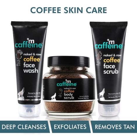 Buy MCaffeine Complete Coffee Skin Care Combo (300 gm)-Purplle
