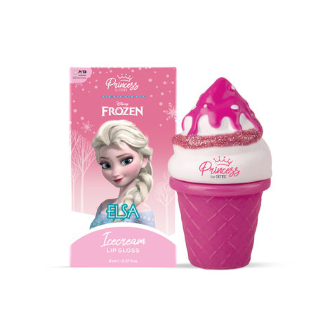 Buy Princess by RENEE Icecream Lip Gloss - For Pre-Teen Girls, Enriched with Shea Butter & Apricot Oil, Adds Glossy Shine with Nourishing and Moisturizing Effect - No Parabens, Cruelty-Free, Vegan - 8ml-Purplle