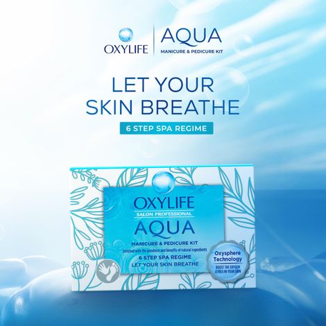 Buy Dabur Oxylife Aqua Manicure Pedicure Kit - 70gm-Purplle