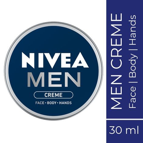 Buy Nivea Men Creme For Face Body Hands(30ml)-Purplle