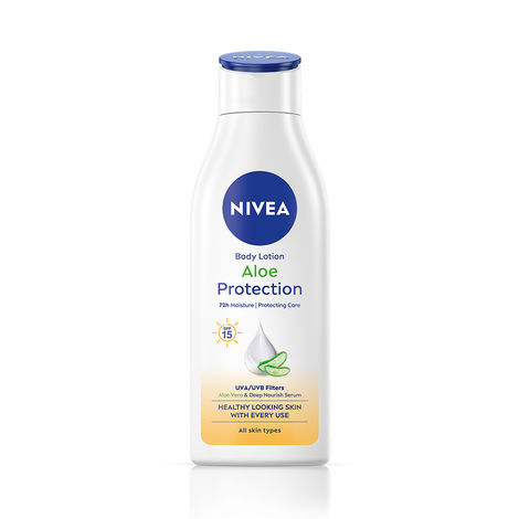 Buy NIVEA Aloe Protection Spf 15 Body Lotion (200 ml)-Purplle