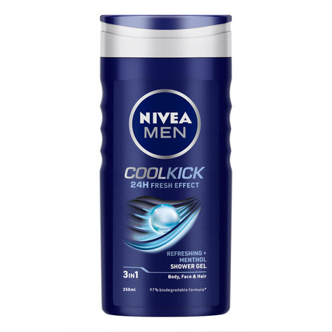 Buy Nivea Men Cool Kick Shower Gel (250 ml)-Purplle