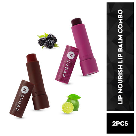 Buy SUGAR Cosmetics Tipsy Lips Moisturizing Balm - 04 L.I.I.T & 07 Bramble - 2 Pcs-Purplle