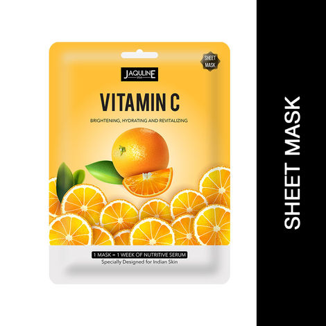 Buy Jaquline USA Vitamin-C Sheet Mask 1 Pc-Purplle