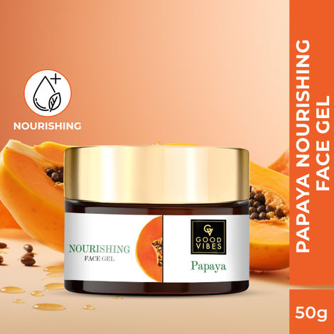 Buy Good Vibes Papaya Nourishing Face Gel (50 gm)-Purplle