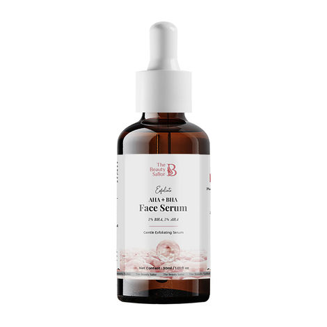 Buy The Beauty Sailor- Exfoliate AHA+BHA Face Serum| enriched with 1% AHA & BHA| gentle exfoliating serum for men and women| all skin types| 30ml-Purplle