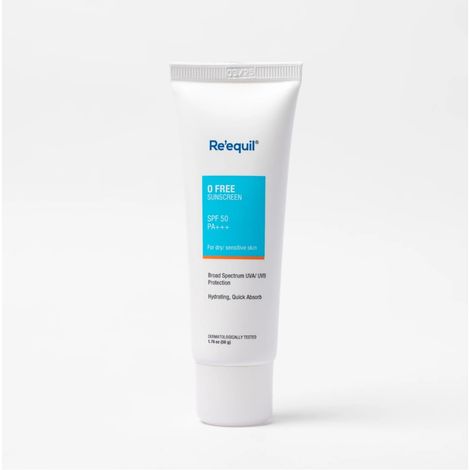 Buy Re'equil O Free Sunscreen SPF 50 PA+++ - 50 gm-Purplle