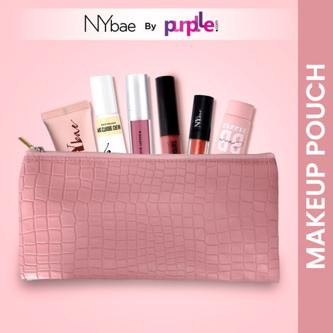 Buy NY Bae Travel Around Town Pouch | Travel Friendly | Multi Purpose Bag | Spacious - Pink Paradise-Purplle