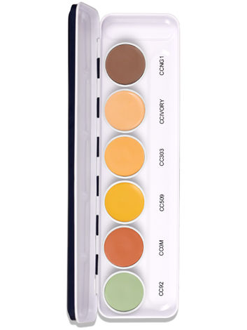 Buy C2P Pro Ultra Hd Cover & Conceal 6 In 1 Supraemeshield Color Corrector Palette-Purplle