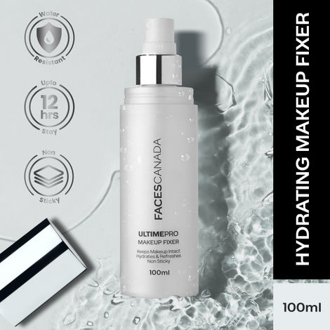 Buy FACES CANADA Ultime Pro Makeup Fixer 100 ml | Long Lasting Makeup Setting Spray | Keeps Makeup Intact | Hydrates Soothes & Refreshes Skin-Purplle