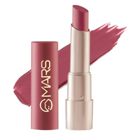Buy MARS Creamy Matte Long Lasting Lipstick for Women | Creamy Lipstick | Single Swipe Application | Smooth & Light Weight (3.2 gm) (06-Bhangra Bloom)-Purplle