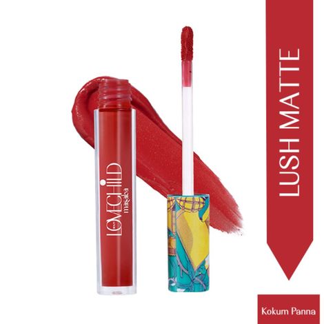 Buy LoveChild Masaba Kokum Panna Super Hydrating & Buttery Brick Red Lip Creme 1Pc-Purplle