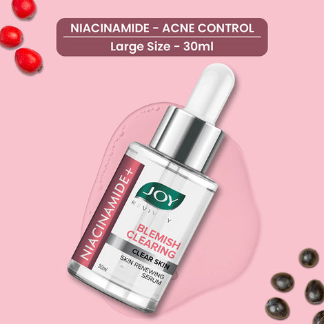 Buy Joy Revivify Niacinamide & Blemish Clearing Clear Skin Face Serum (30 ml)-Purplle