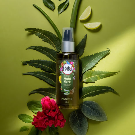Buy Buds & Berries Multi Herb Hair Oil 100 ml-Purplle