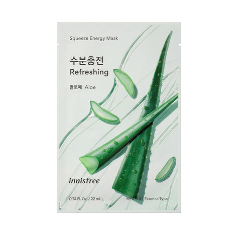Buy Innisfree My Real Squeeze Mask - Aloe (22 ml)-Purplle