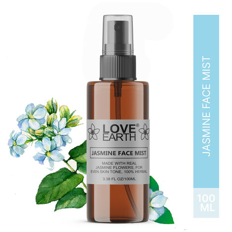 Buy Love Earth Jasmine Mogra Face Mist Toner with Jasmine Oil & Extracts 100 ml-Purplle
