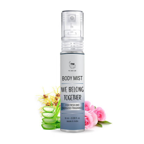 Buy TNW – The Natural Wash We Belong Together Body Mist Mini| With Woody & Calming Notes | Unisex Fragrance | For Long-lasting freshness-Purplle