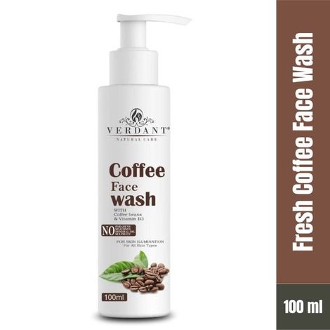 Buy Verdant Natural Care Coffee Face Wash (100 ml)-Purplle